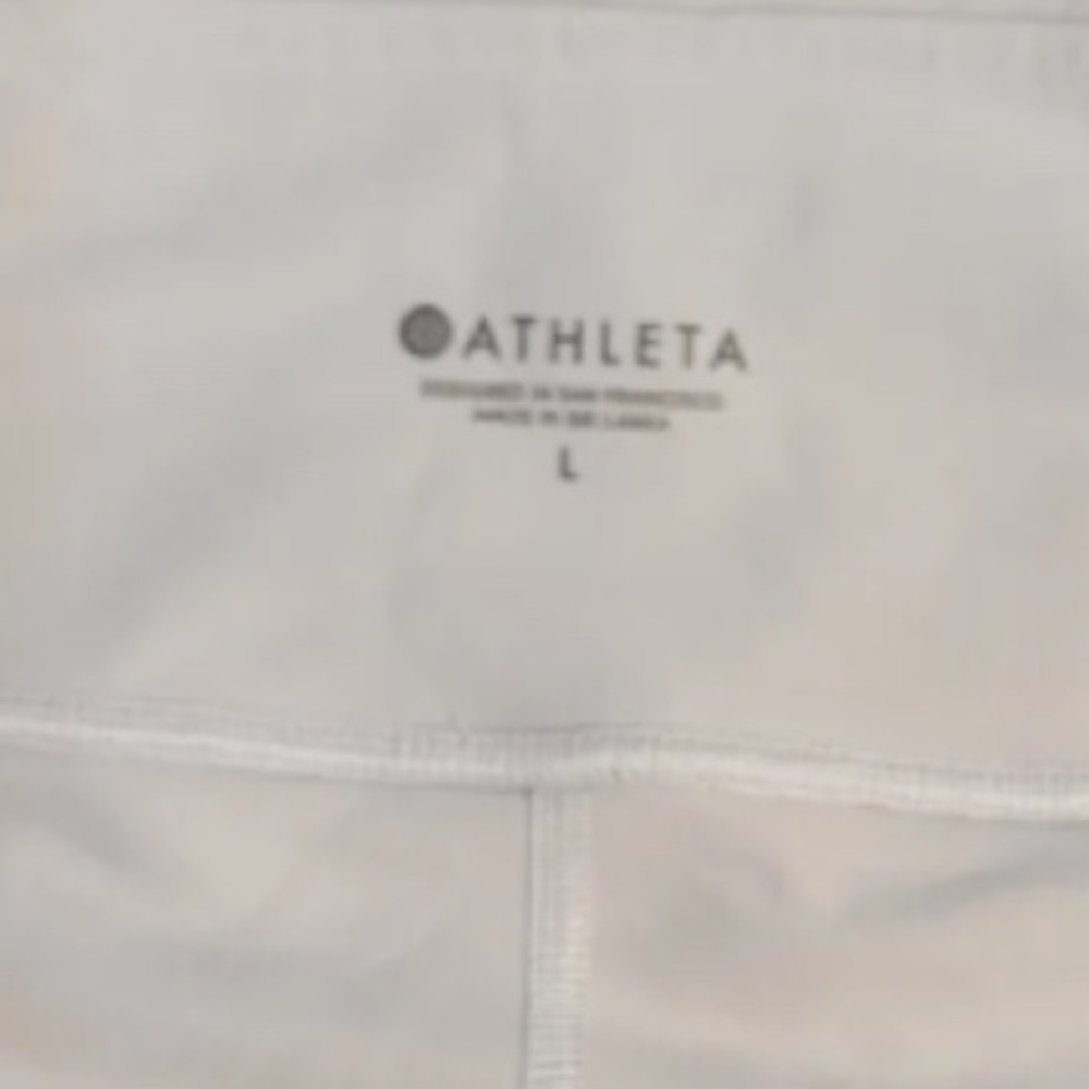 ATHLETA Stealth TruCool Skort Tennis Skirt White Athletic Golf Women’s Sz Large - Picture 14 of 16